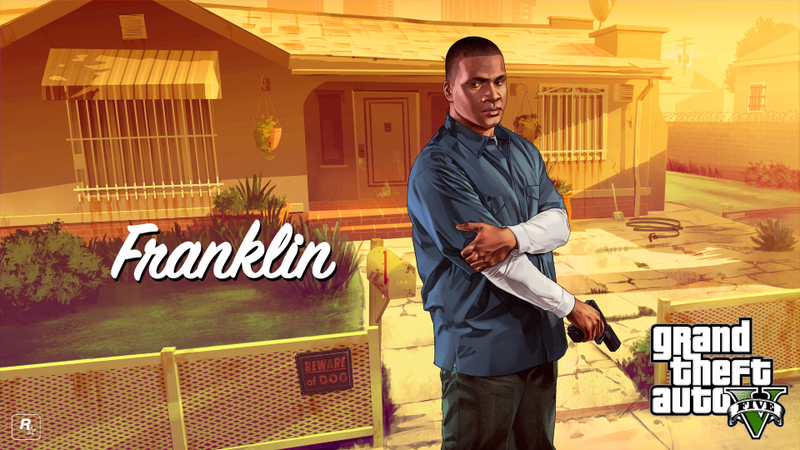Illustration for article titled GTA V's Michael, Franklin and Trevor Get the HD Wallpaper Treatment